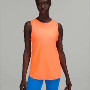 Brand New Without Tags Highlighter Orange Lululemon Sculpt Tank Size 4